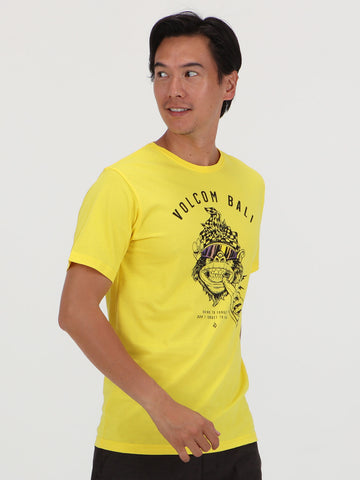  Monkey Drink Tee - Mellow Yellow