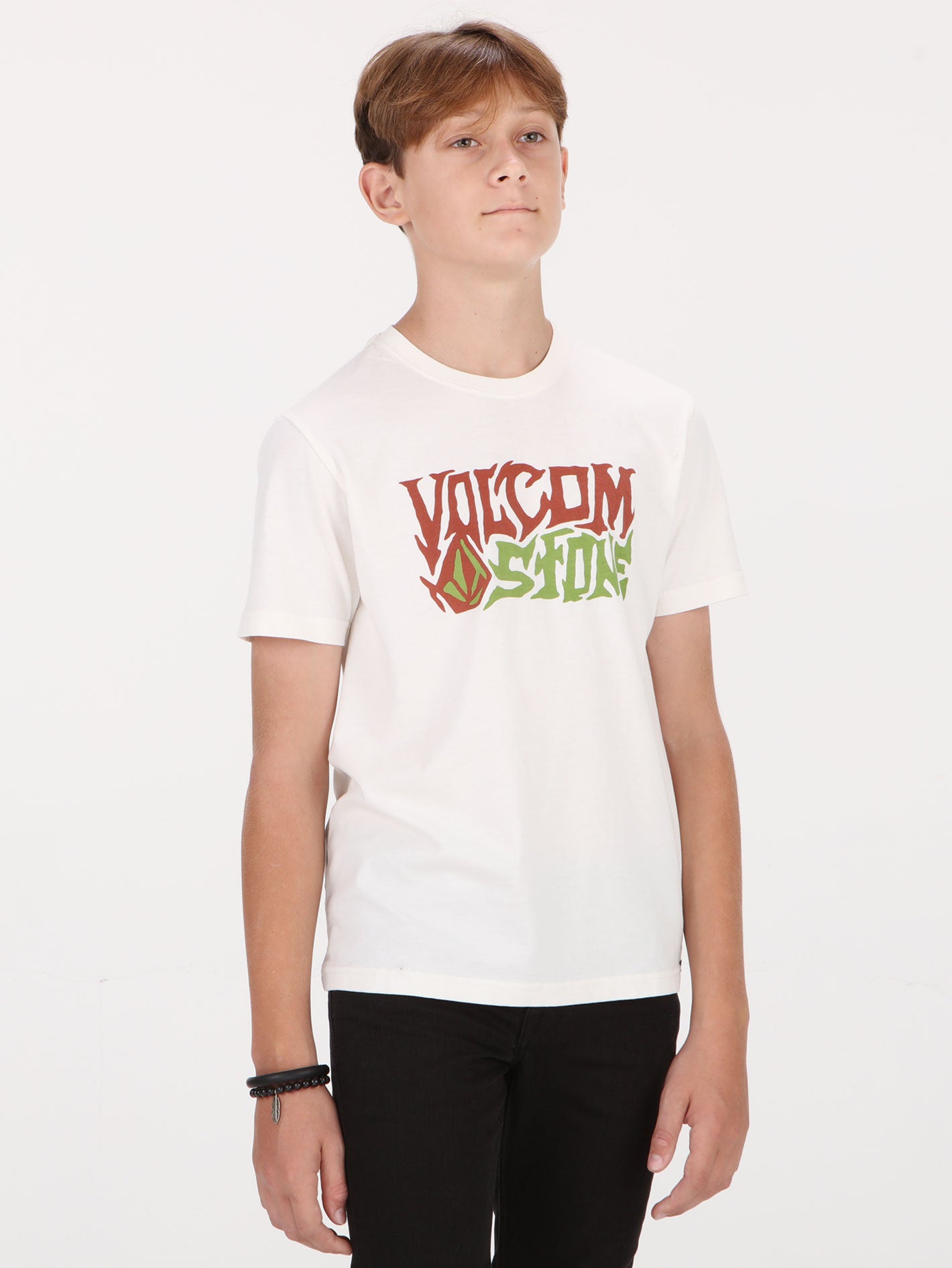 Volcom Big Boys Eyecolades Tee - Off White