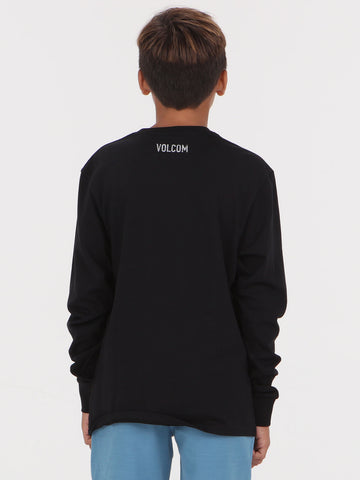 Volcom Big Boys Griffith Long Sleeve Top - Black