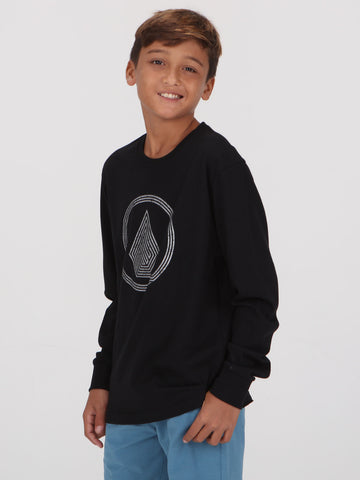 Volcom Big Boys Griffith Long Sleeve Top - Black