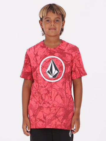 Volcom Big Boys Crisp Print Tee - Sockeye