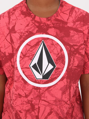 Volcom Big Boys Crisp Print Tee - Sockeye