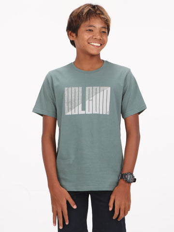 Volcom Big Boys Schatten Tee - Fir Green