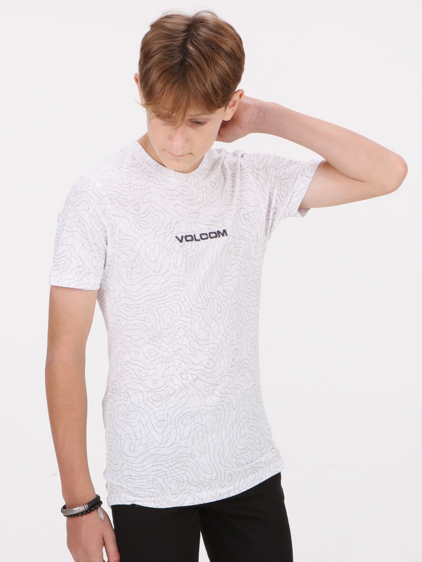 Volcom Big Boys Plazmaline Tee - White