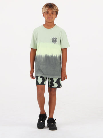 Volcom Big Boys Molcher Dip Dye Tee - Agave