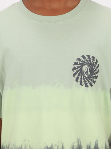 Volcom Big Boys Molcher Dip Dye Tee - Agave