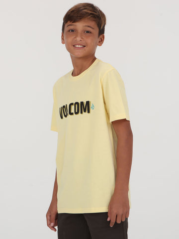 Volcom Big Boys Scharf Tee - Dawn Yellow