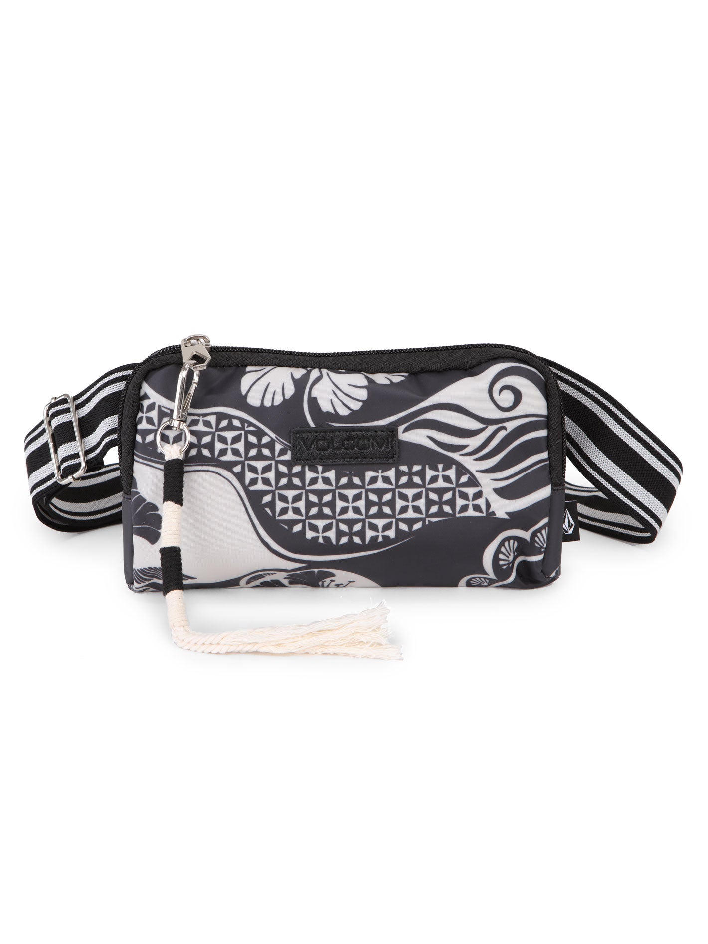 Volcom Bay Bae Waist Pouch Bag - Black/White