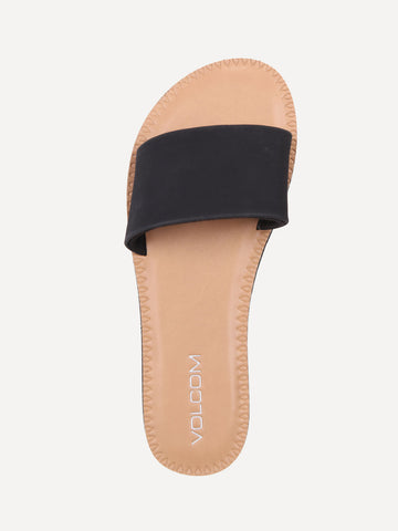 Simple Slide Sandals - Black