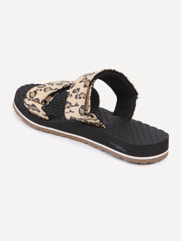 Eco Recliner Slide Sandals - Leopard