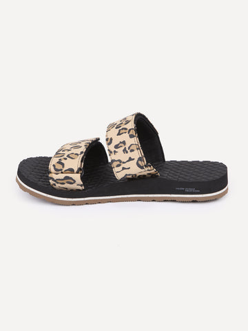 Eco Recliner Slide Sandals - Leopard