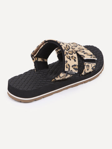 Eco Recliner Slide Sandals - Leopard