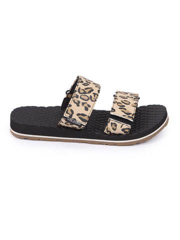 Eco Recliner Slide Sandals - Leopard