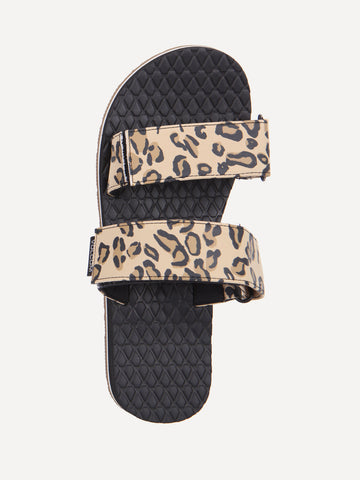 Eco Recliner Slide Sandals - Leopard