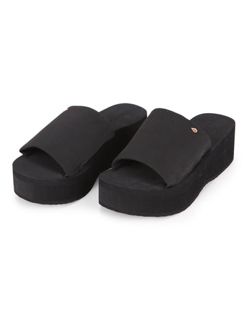 Volcom Simple Hi-scraper Sandals - Black Rose Gold