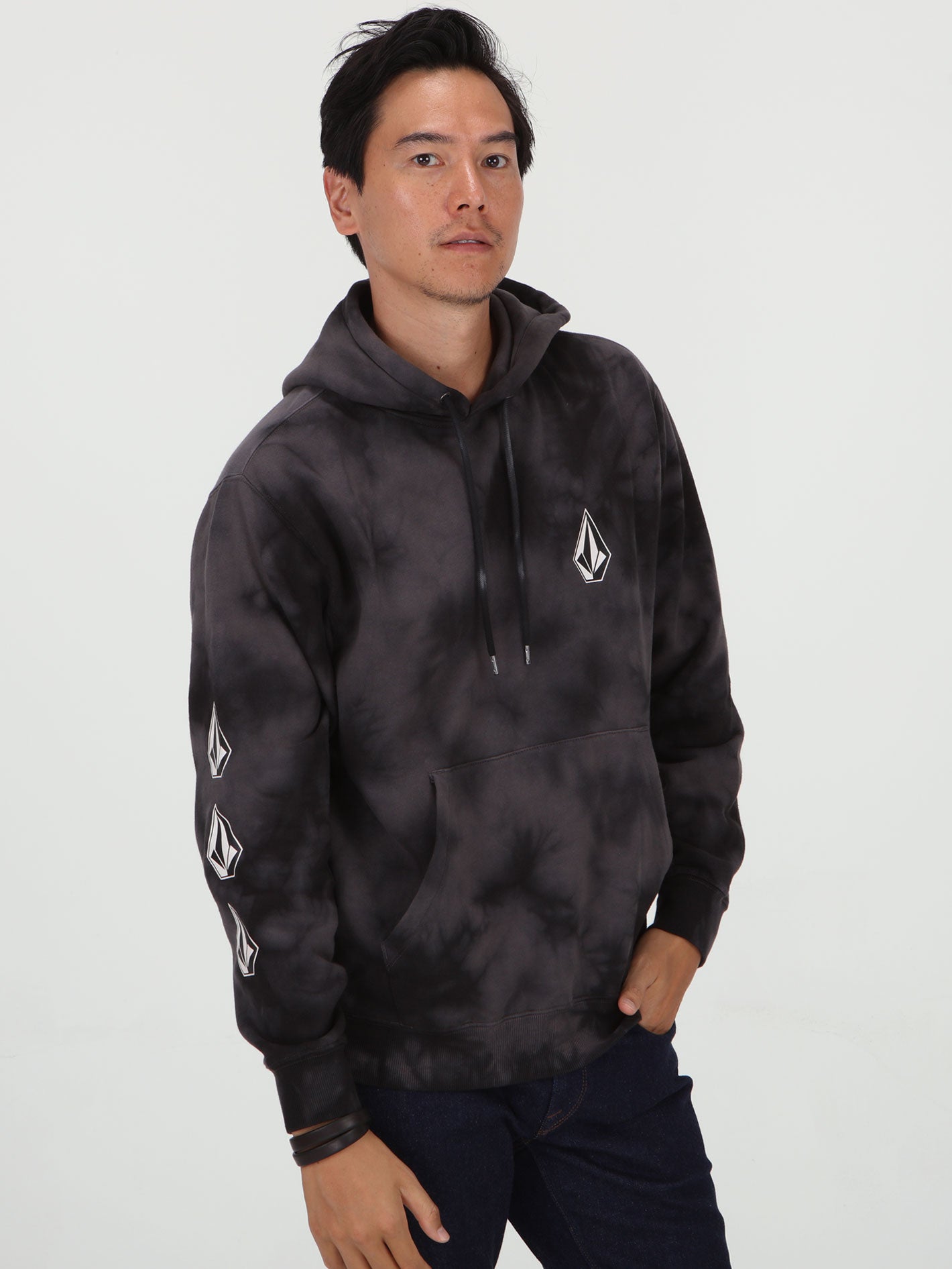 Iconic Stone Plus Hoodie - Black