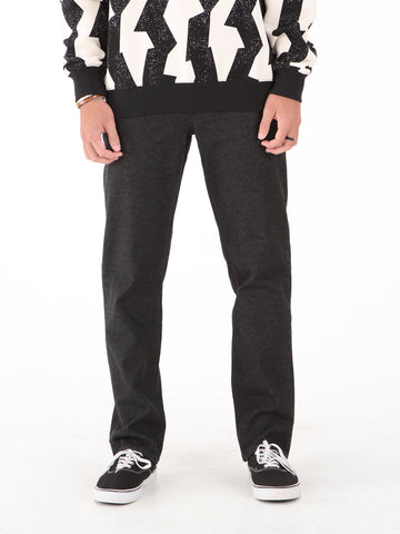 Volcom Solver Modern Fit Jeans - Black Rinser