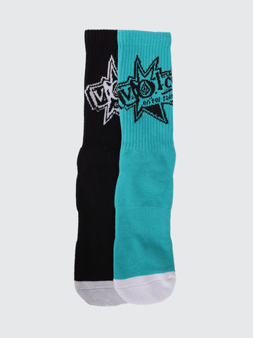 Volcom V Ent Pr Socks - Temple Teal