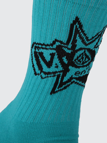 Volcom V Ent Pr Socks - Temple Teal