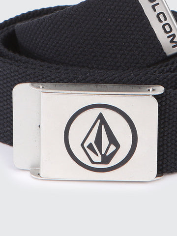 Circle Webbing Belt - Black