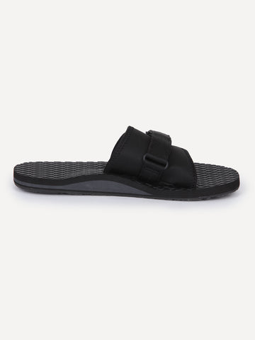 Eco Recliner Slide Sandals - Black Grey