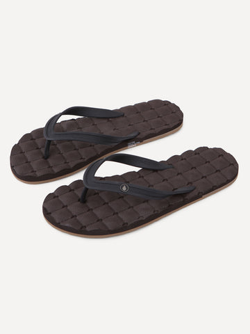 Recliner Rubber 2 Sandals - Brown Combo