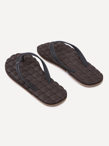 Recliner Rubber 2 Sandals - Brown Combo