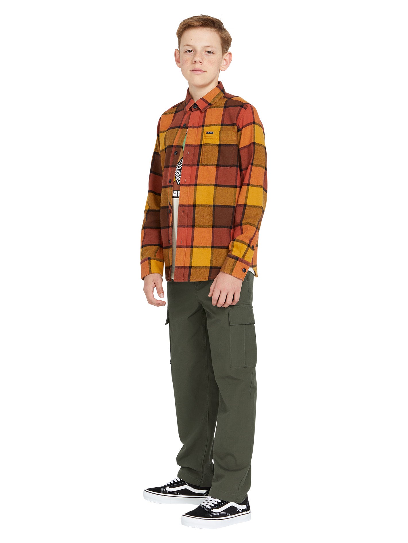 Volcom Big Boys March Cargo Pant - Squadron Green