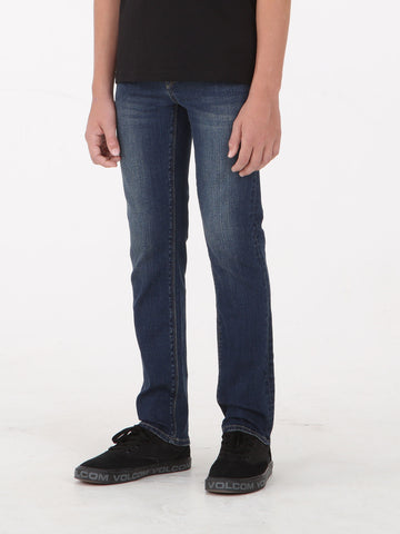 Volcom Big Boys Vorta Slim Fit By Jeans - Atlantic