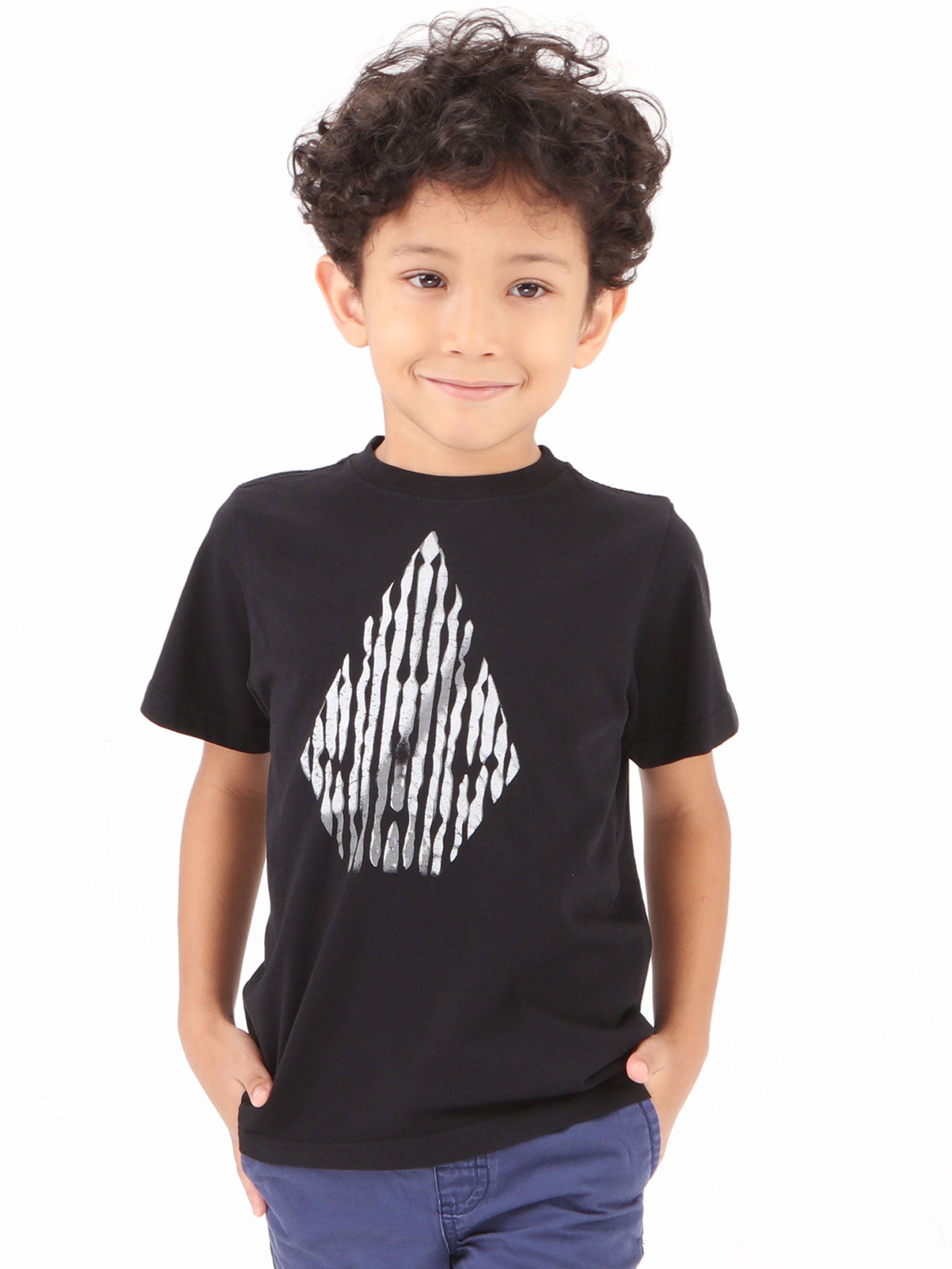 Volcom Little Boys Holz Tee - Black