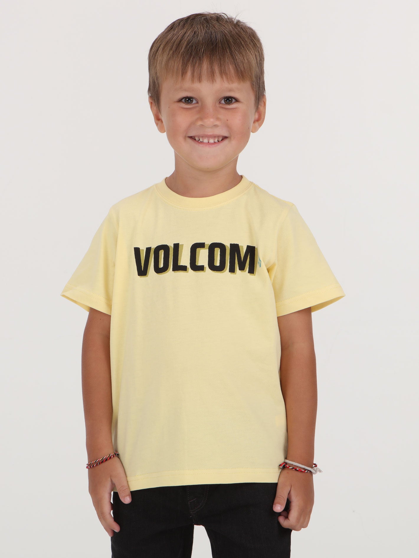 Volcom Little Boys Scharf Tee - Dawn Yellow