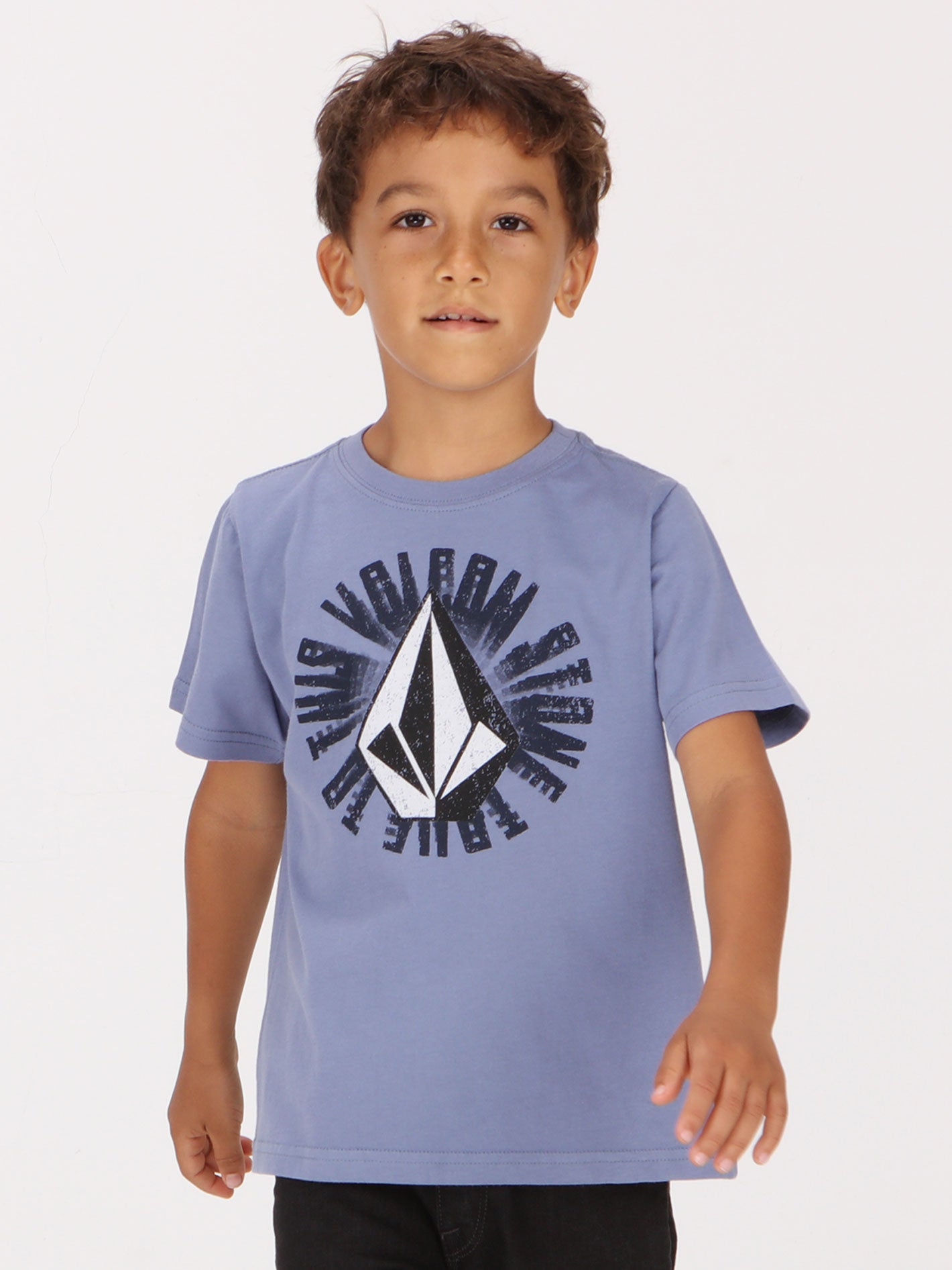 Volcom Little Boys Trive Tee - Denim