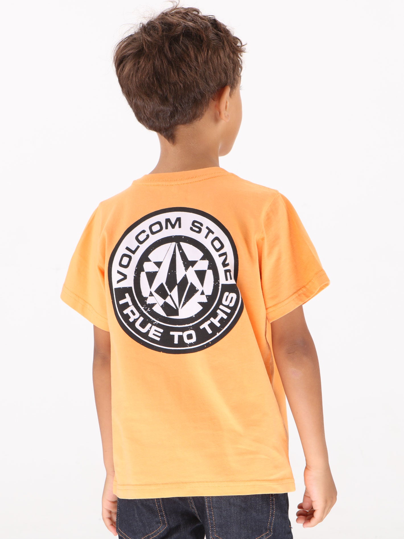 Volcom Little Boys Psycoastal Tee - Fusion Orange