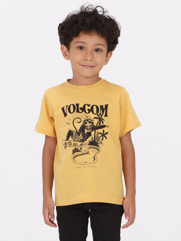 Volcom Little Boys Mute Tee - Golden Mustard