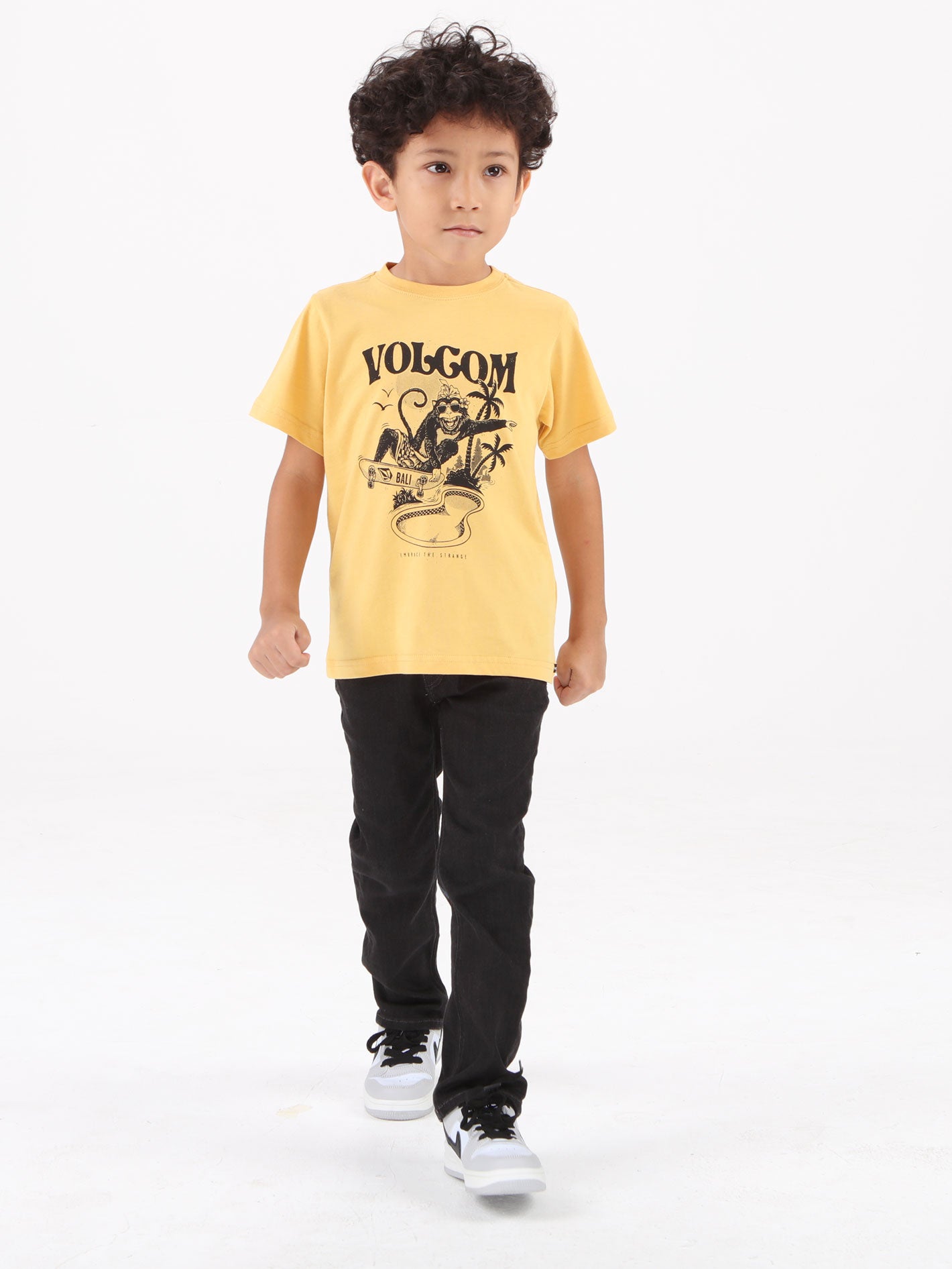 Volcom Little Boys Mute Tee - Golden Mustard