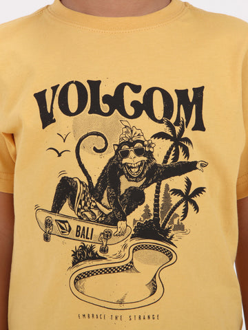 Volcom Little Boys Mute Tee - Golden Mustard